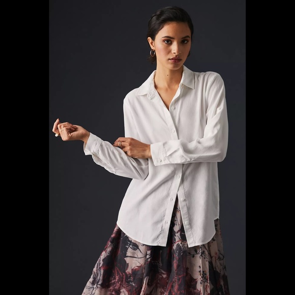 Anthropologie Cloth & Stone Classic Buttondown - Picture 3 of 16